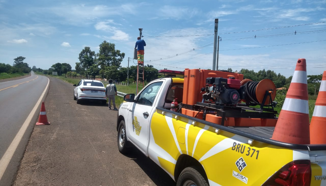 Em Reginópolis, Ipem-SP verifica radares na rodovia SP-331